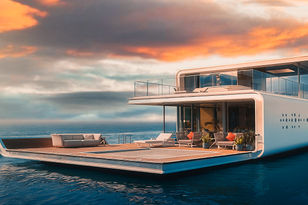 City Eye-level view from The Floating Seahorse High Resolution photo (2)